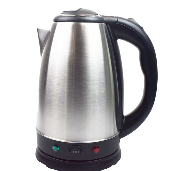 High Strength Stainless Steel Electric Kettle Push Button Lid Keep Warm