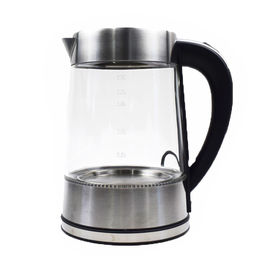 1500W rimuovono il bollitore di vetro di vetro elettrico dell'acqua calda del bollitore di tè 220v con il coperchio smontabile